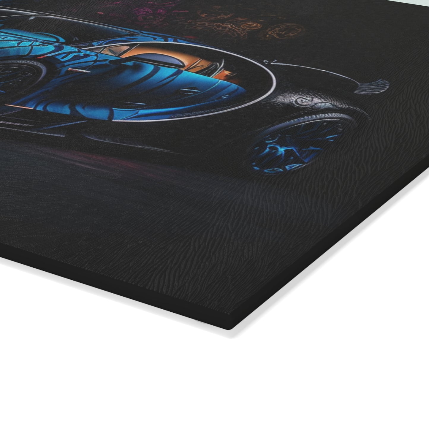 Glass Cutting Board Bugatti Blue 3