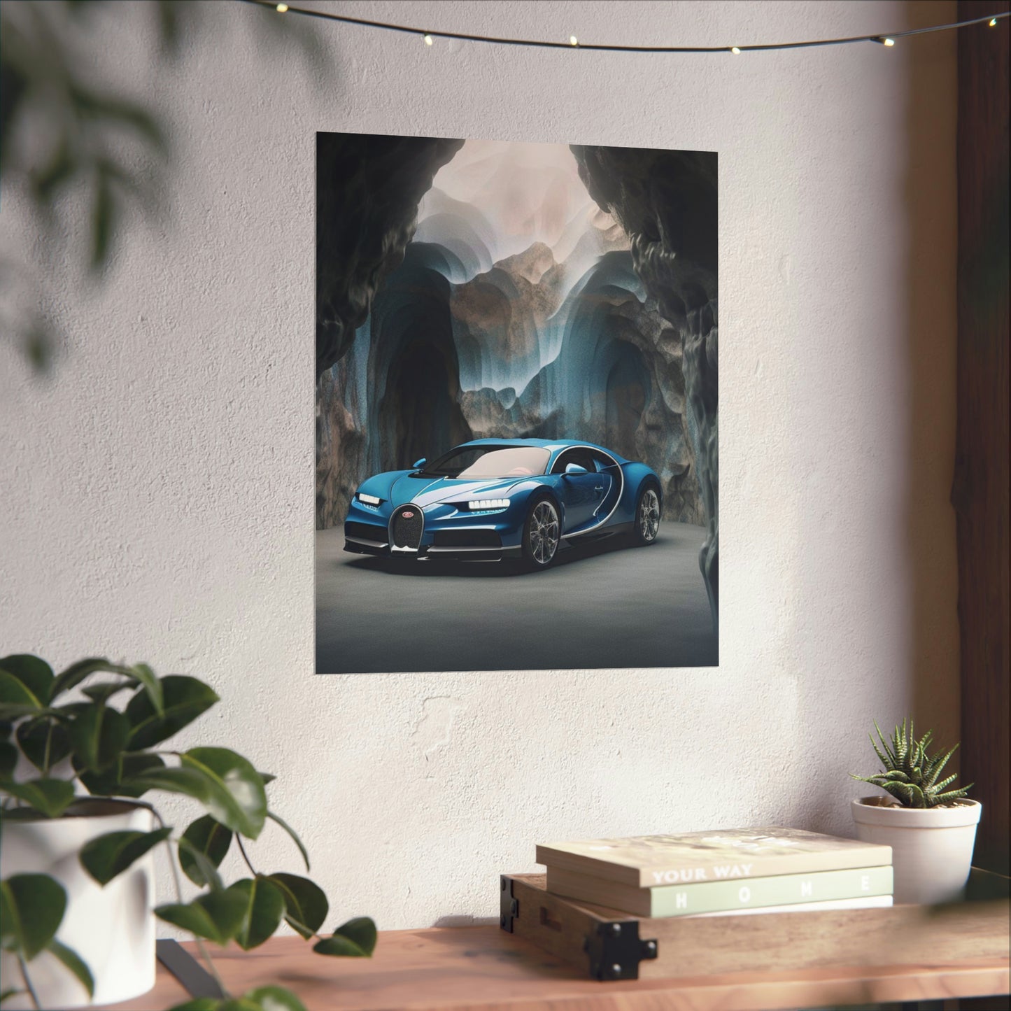 Premium Matte Vertical Posters Bugatti Real Look 2