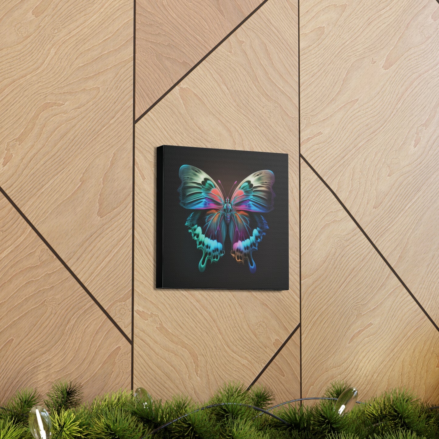 Canvas Gallery Wraps Raw Hyper Color Butterfly 2