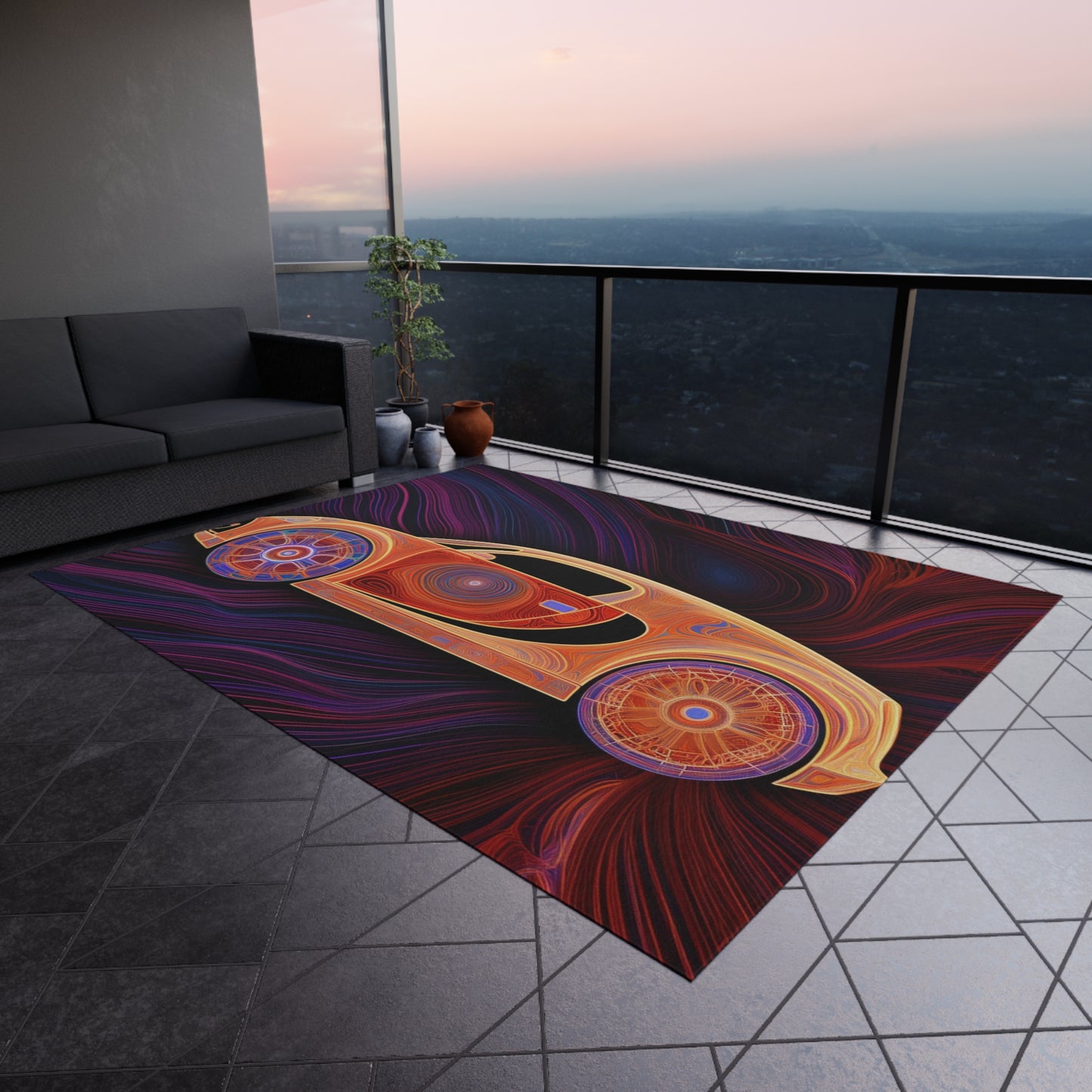 Outdoor Rug  Bugatti Abstract Concept 2