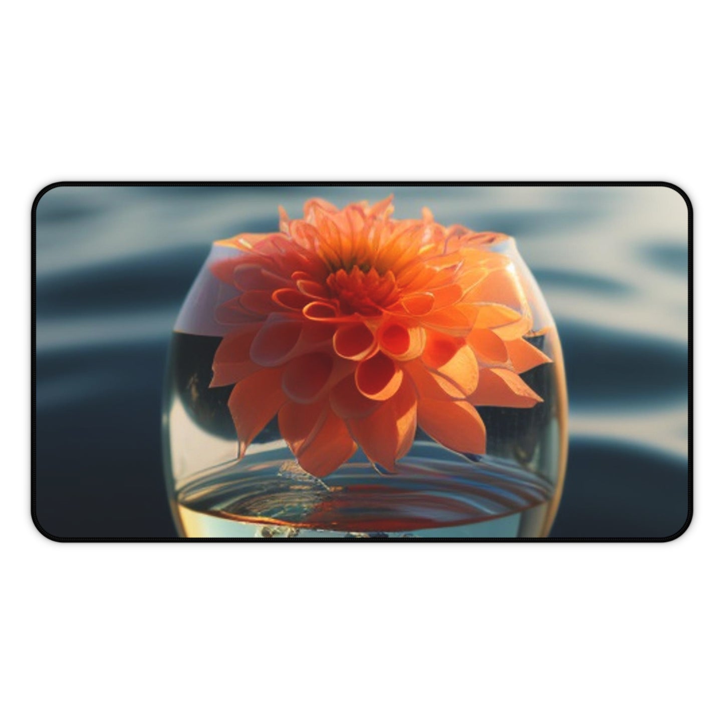 Desk Mat Dahlia Orange 2