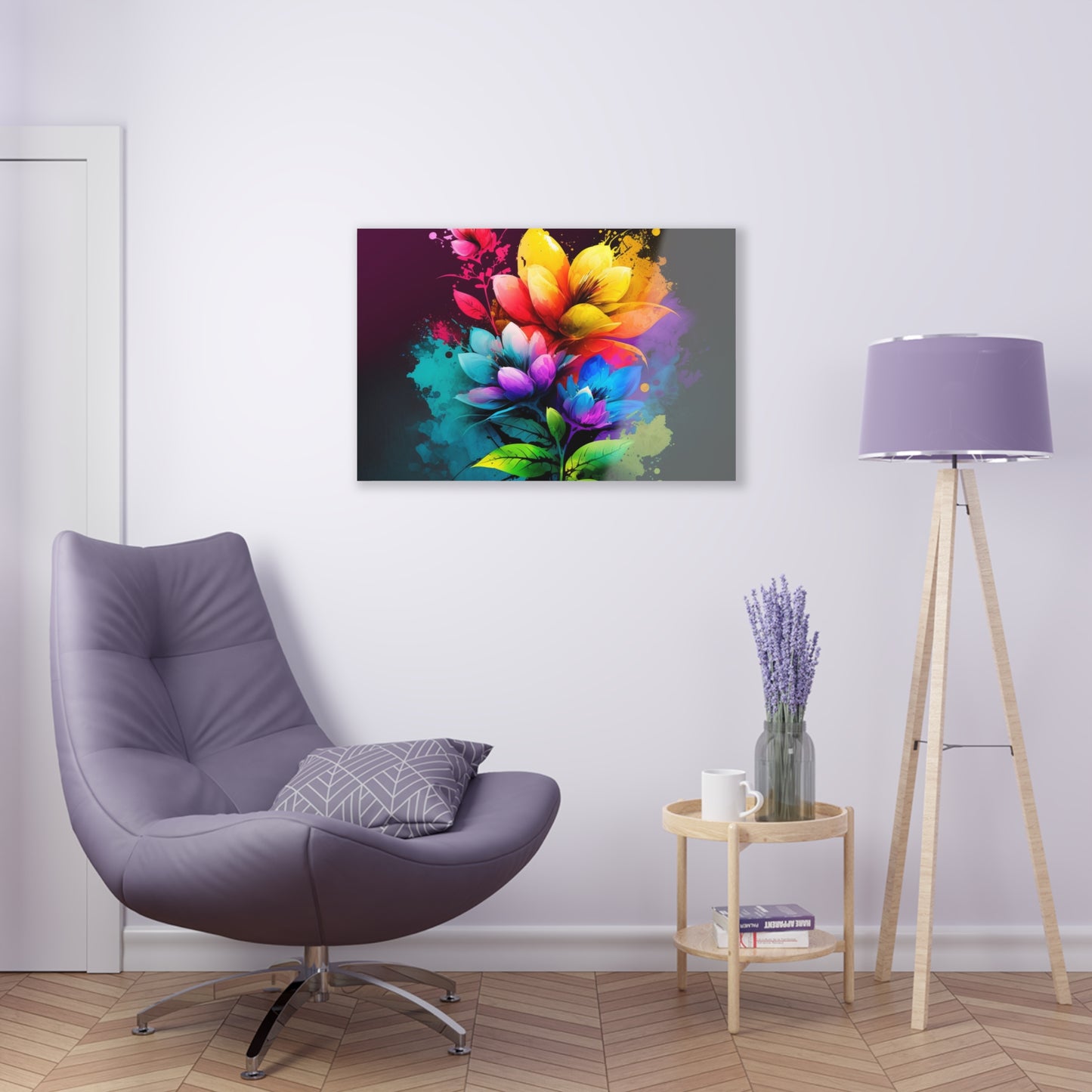 Acrylic Prints Bright Spring Flowers 3