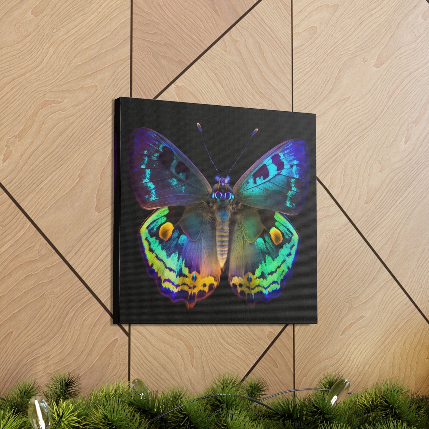 Canvas Gallery Wraps Neon Hue Butterfly 4