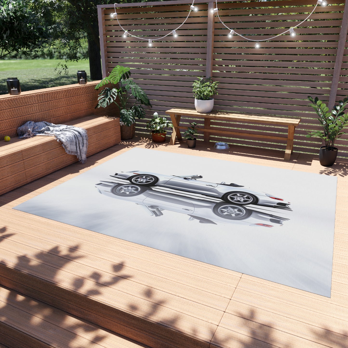 Outdoor Rug  911 Speedster on water 3