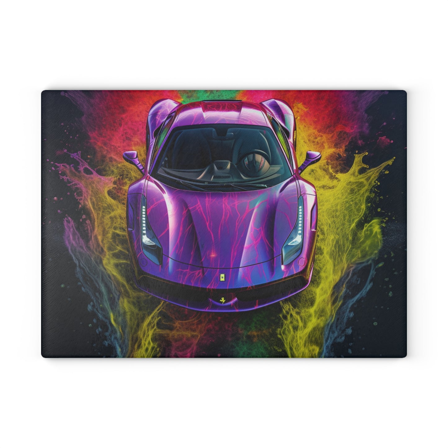 Glass Cutting Board Farrari Water 3