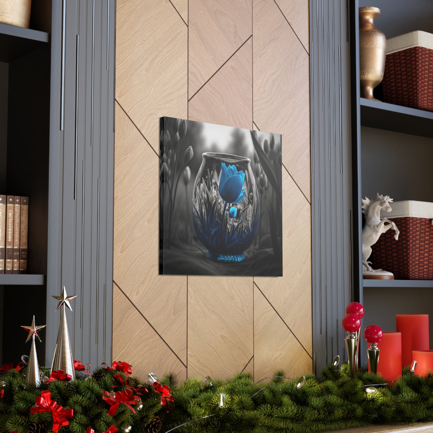 Canvas Gallery Wraps Tulip Blue 6