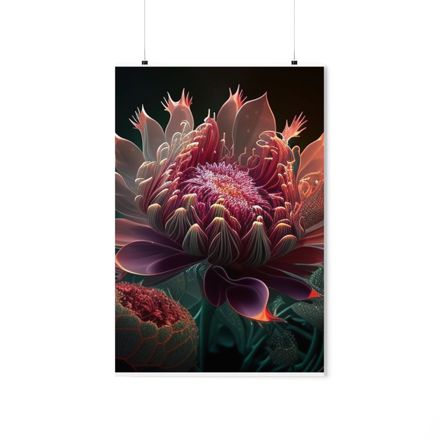 Premium Matte Vertical Posters Flower Arangment 1