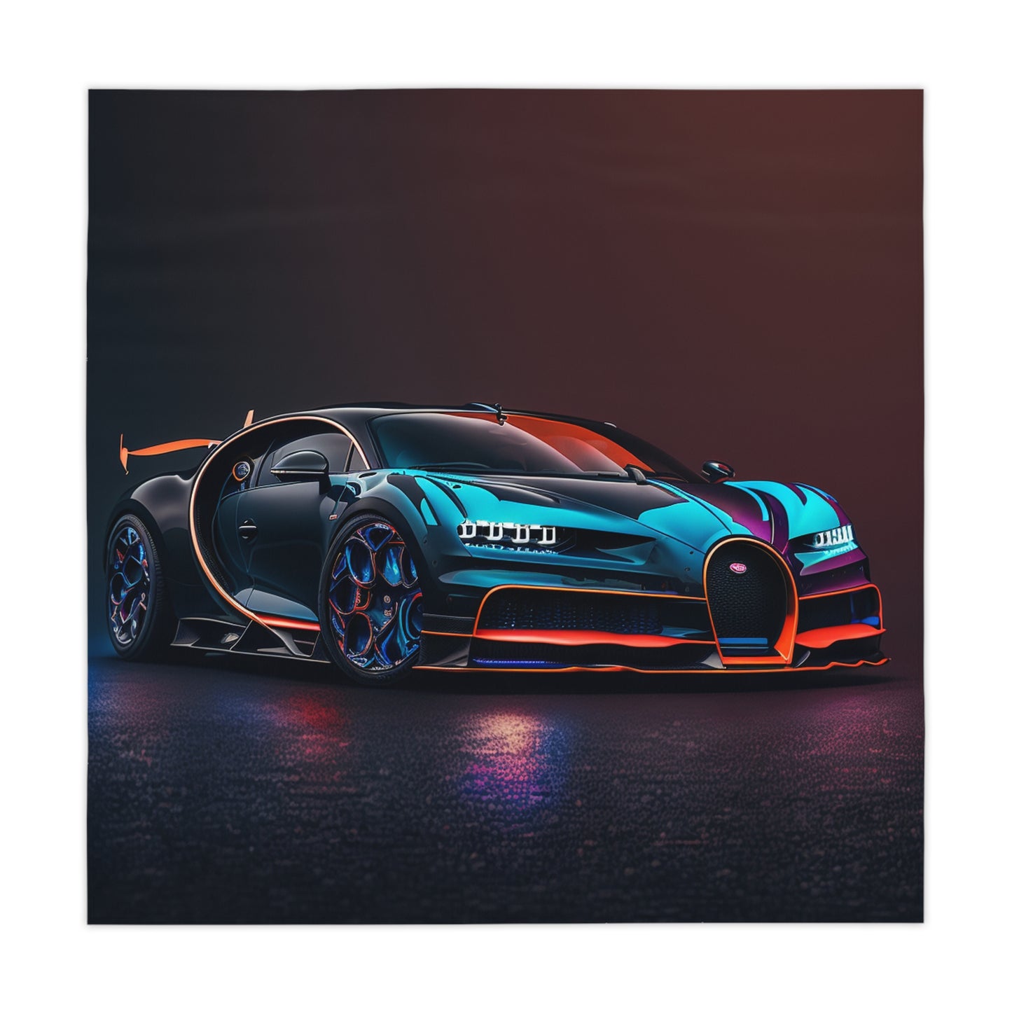 Tablecloth Bugatti Chiron Super 1