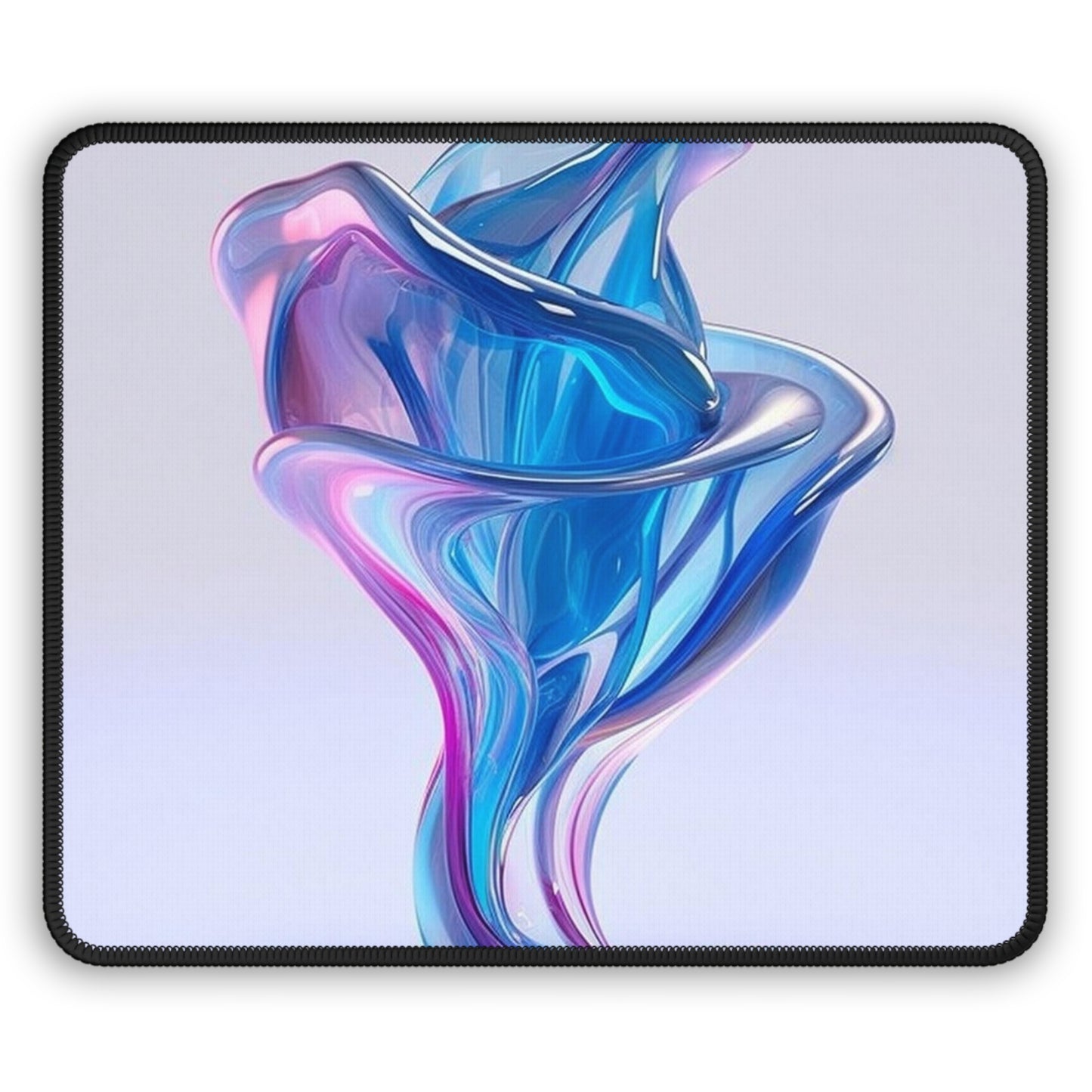 Gaming Mouse Pad  Pink & Blue Tulip Rose 2