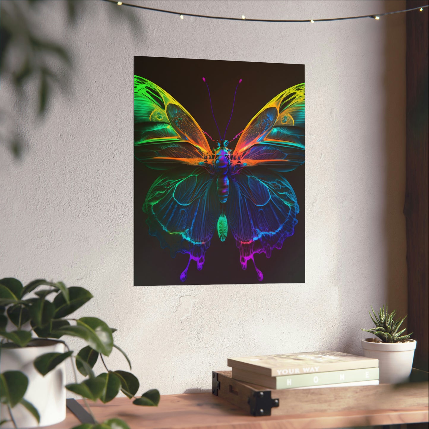 Premium Matte Vertical Posters Raw Hyper Color Butterfly 3