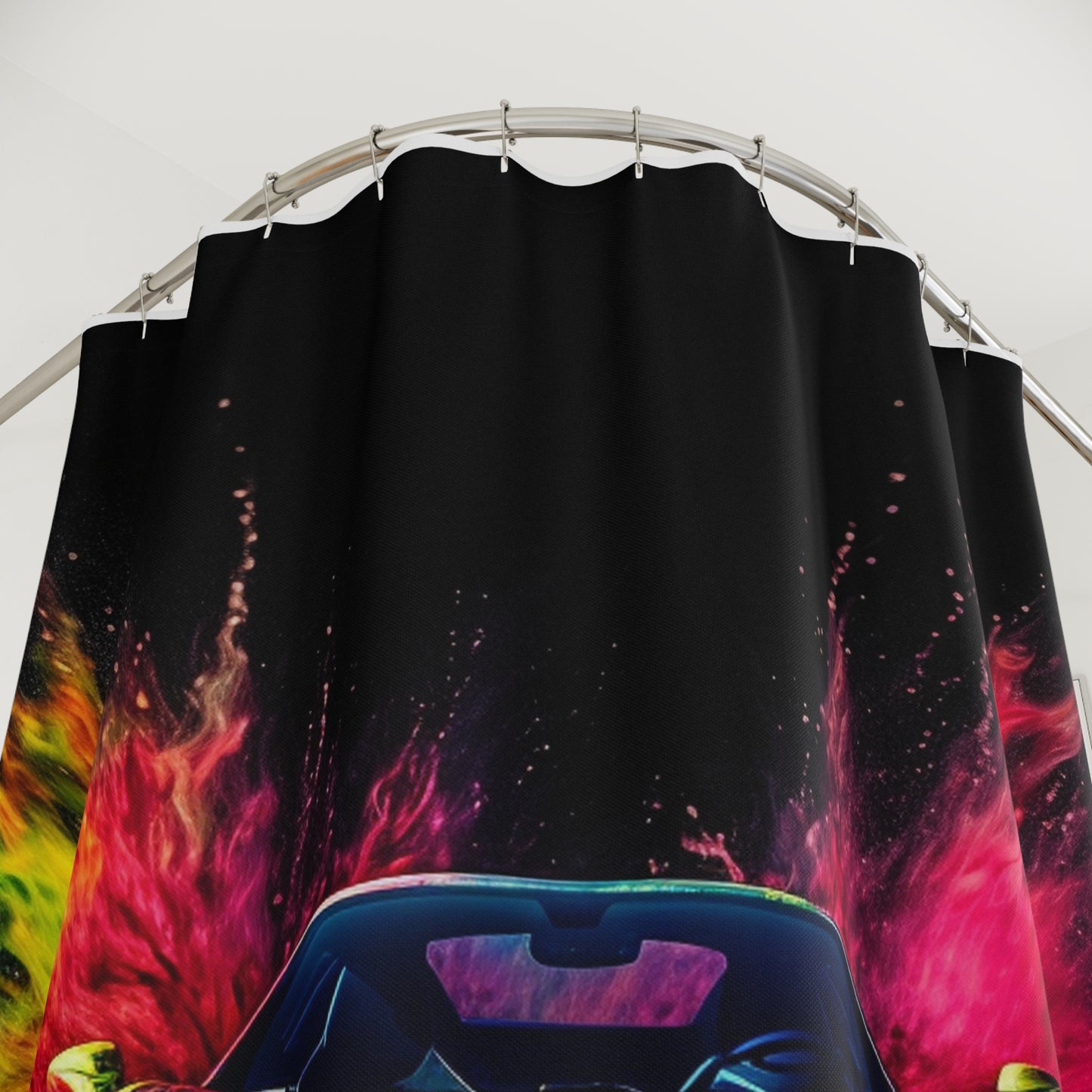 Polyester Shower Curtain Farrari Water 2