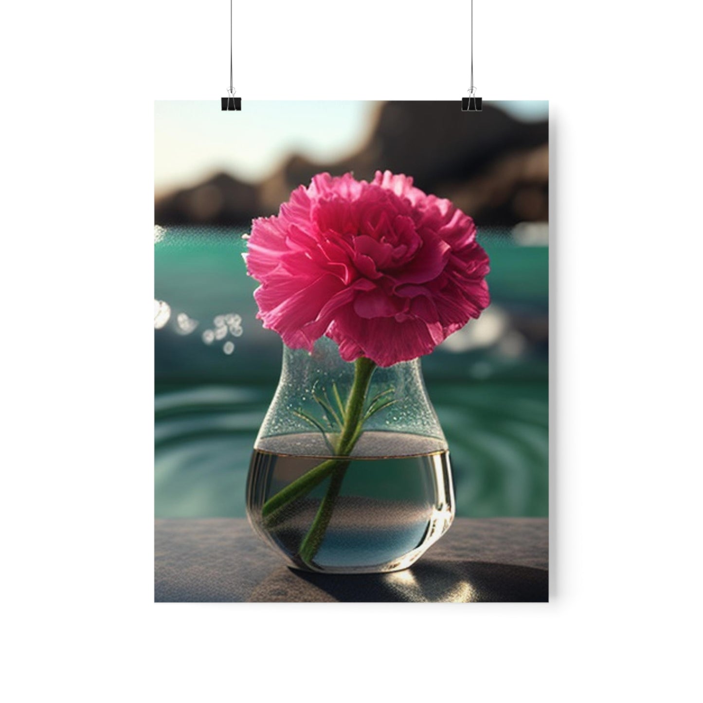 Premium Matte Vertical Posters Carnation 4