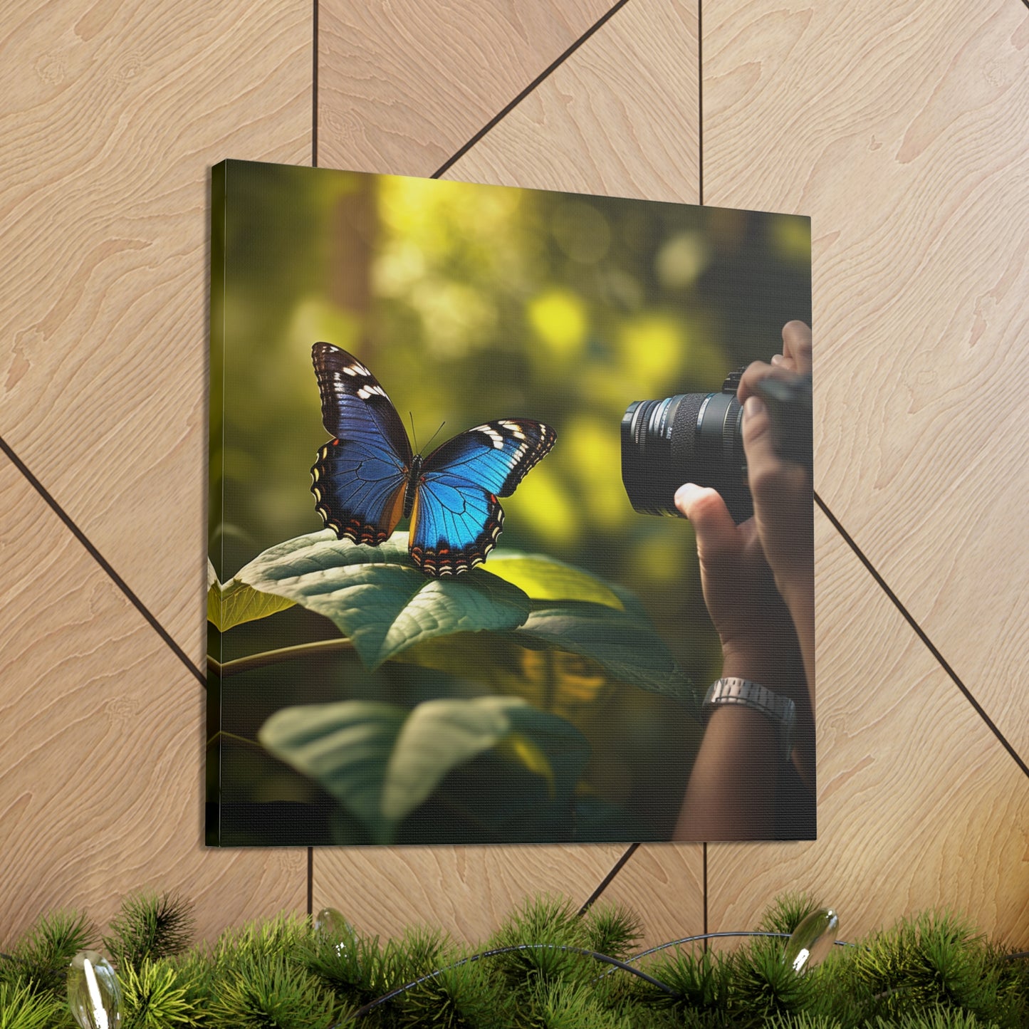 Canvas Gallery Wraps Jungle Butterfly 3