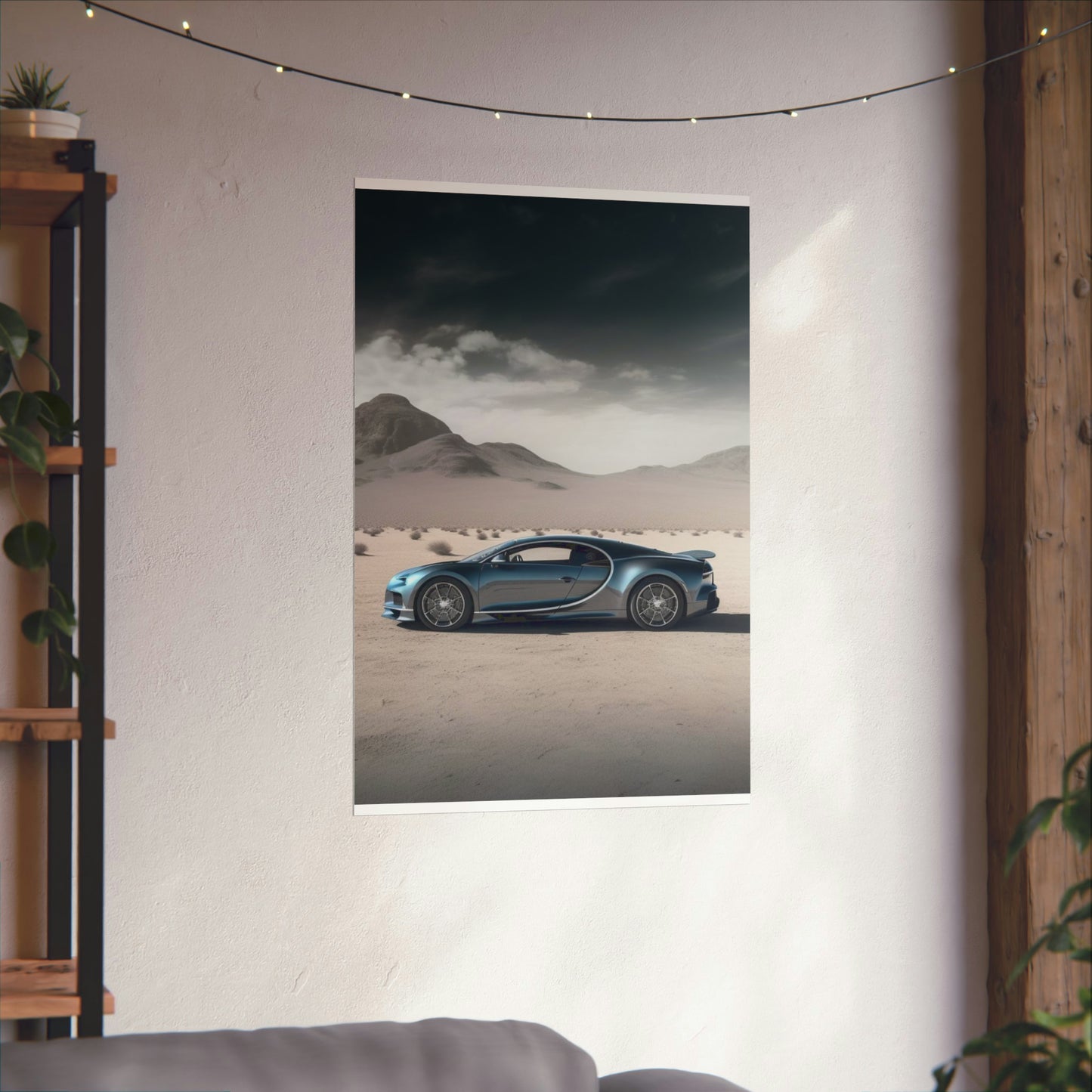 Premium Matte Vertical Posters Bugatti Real Look 1