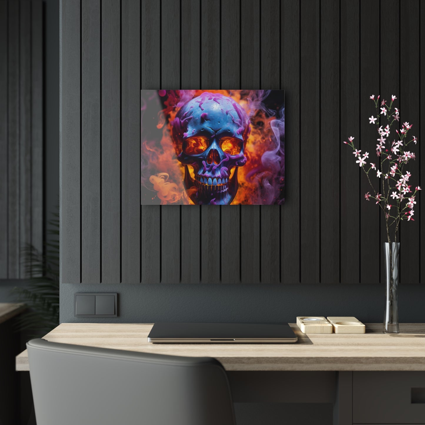 Acrylic Prints Macro Skull 3