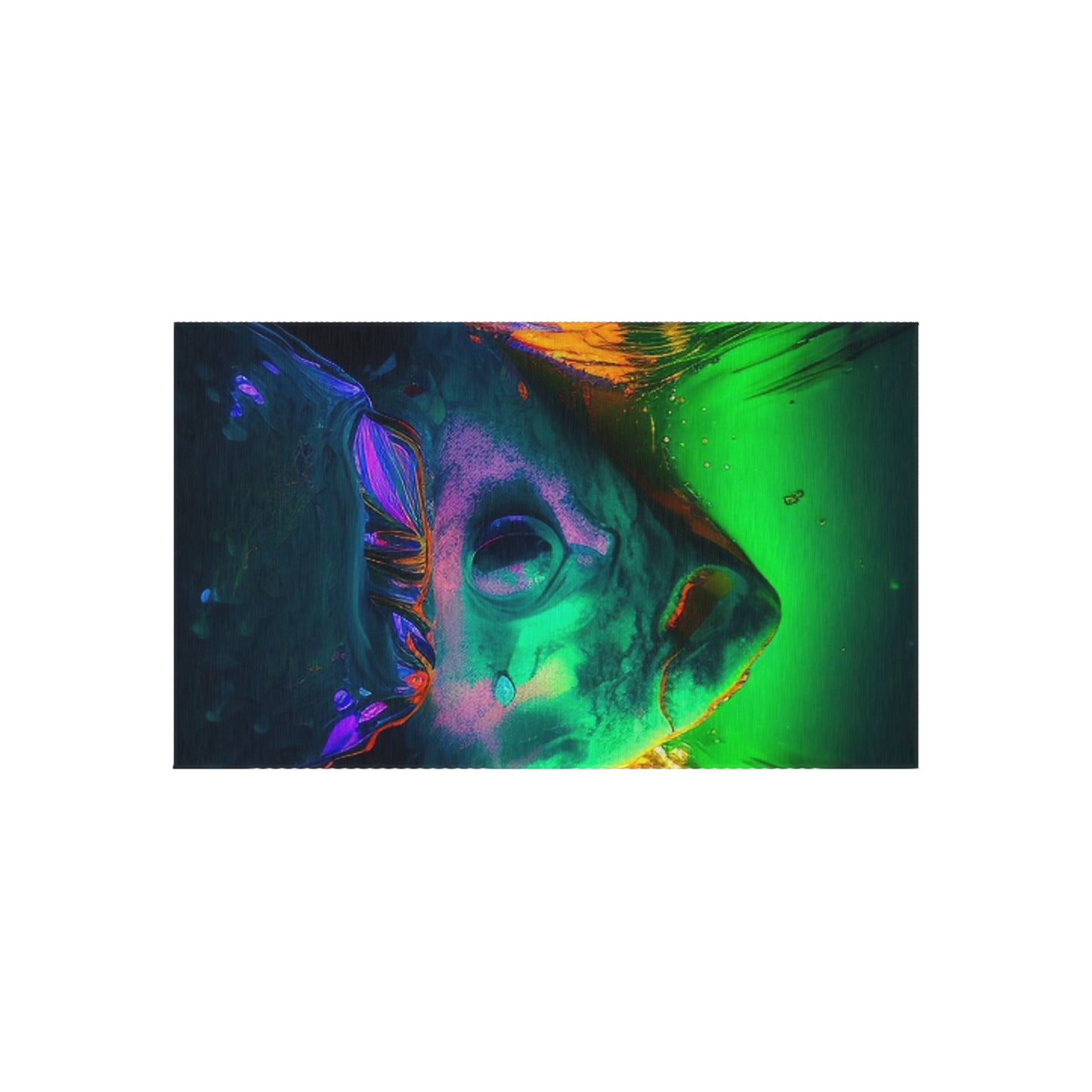 Outdoor Rug  Florescent Glow 1