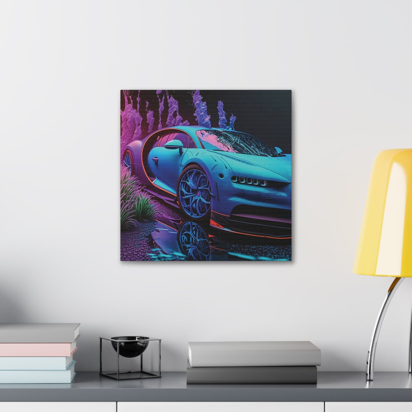 Canvas Gallery Wraps Bugatti Neon Chiron 2