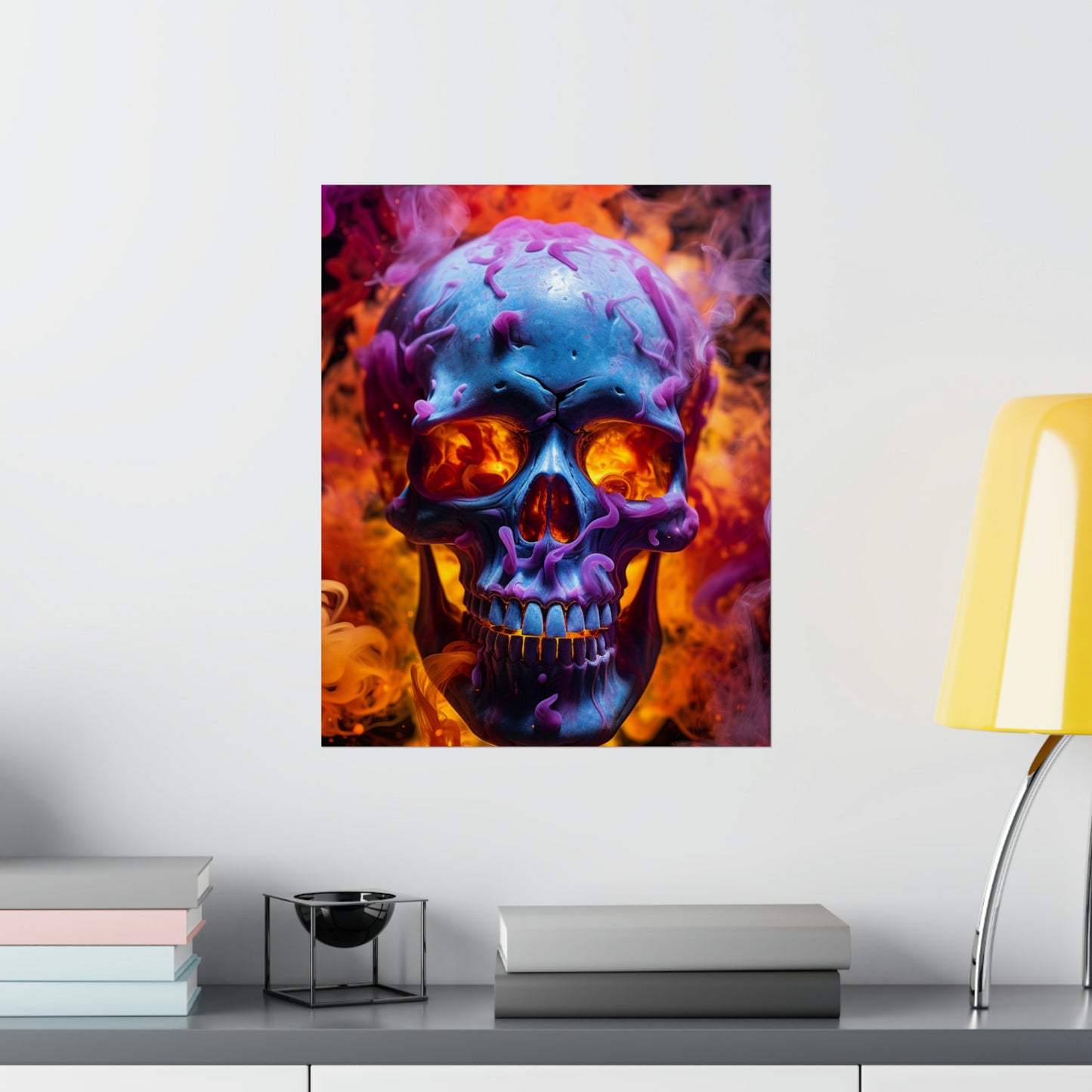 Premium Matte Vertical Posters Macro Skull 3