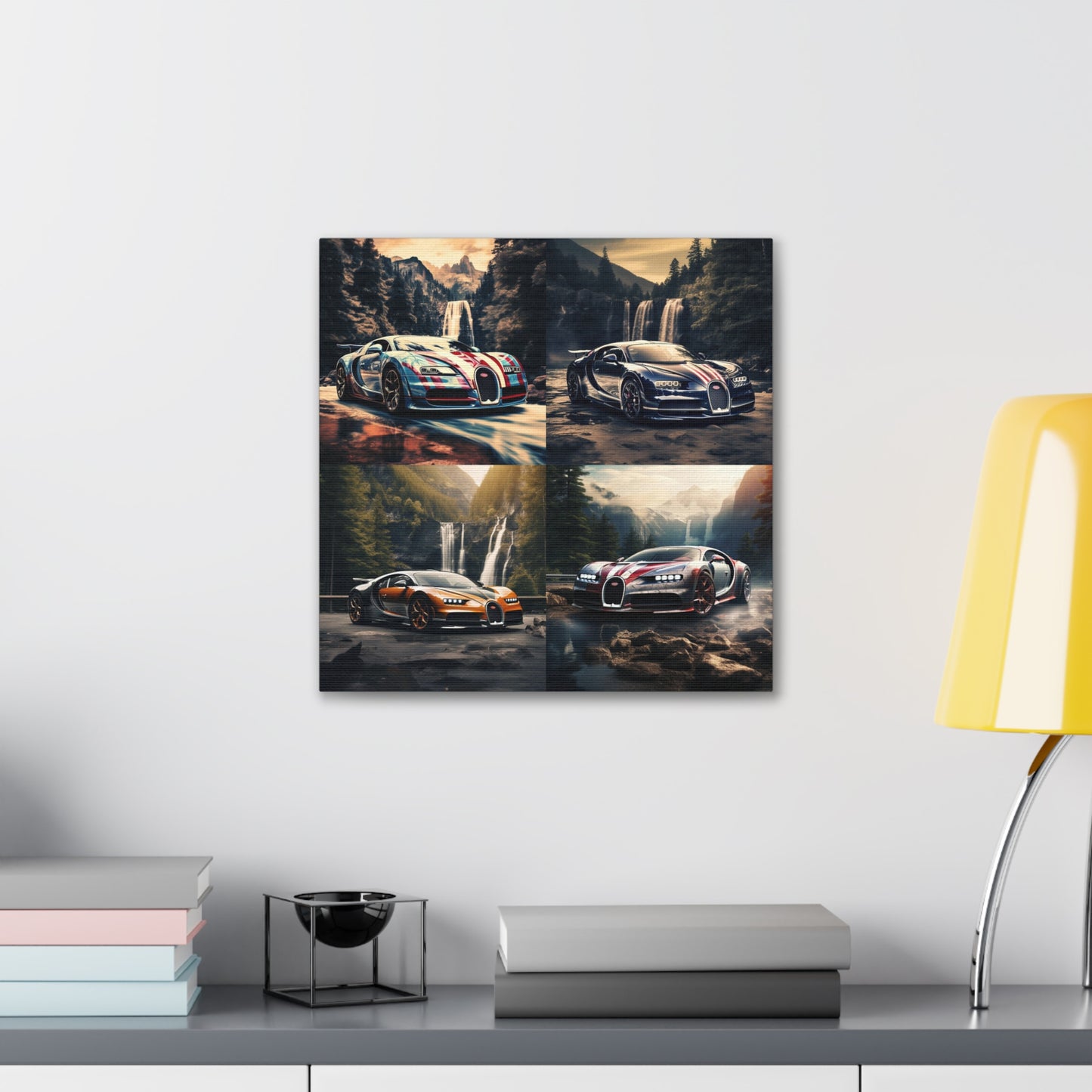 Canvas Gallery Wraps Bugatti Waterfall 5