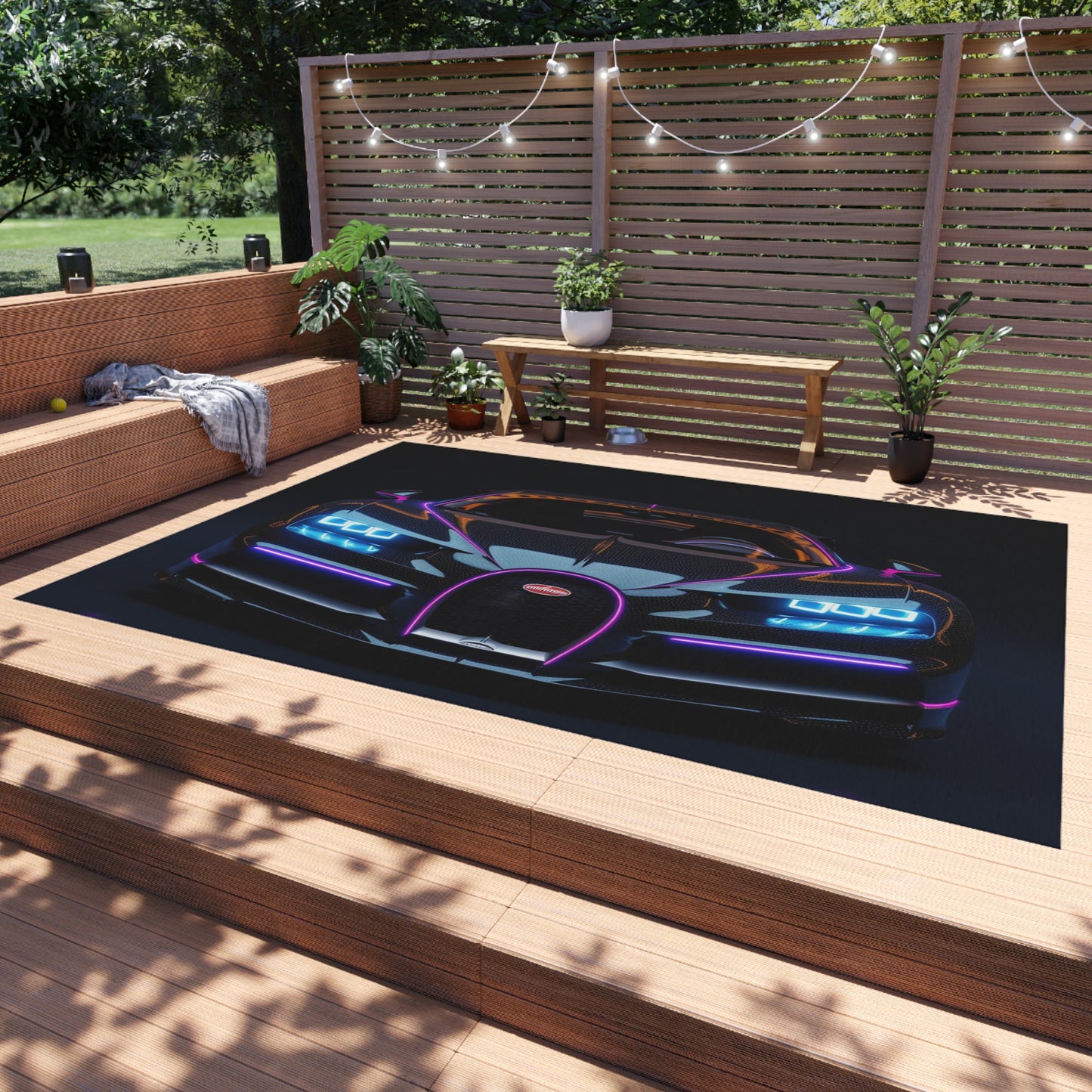 Outdoor Rug  Hyper Bugatti Chiron 2