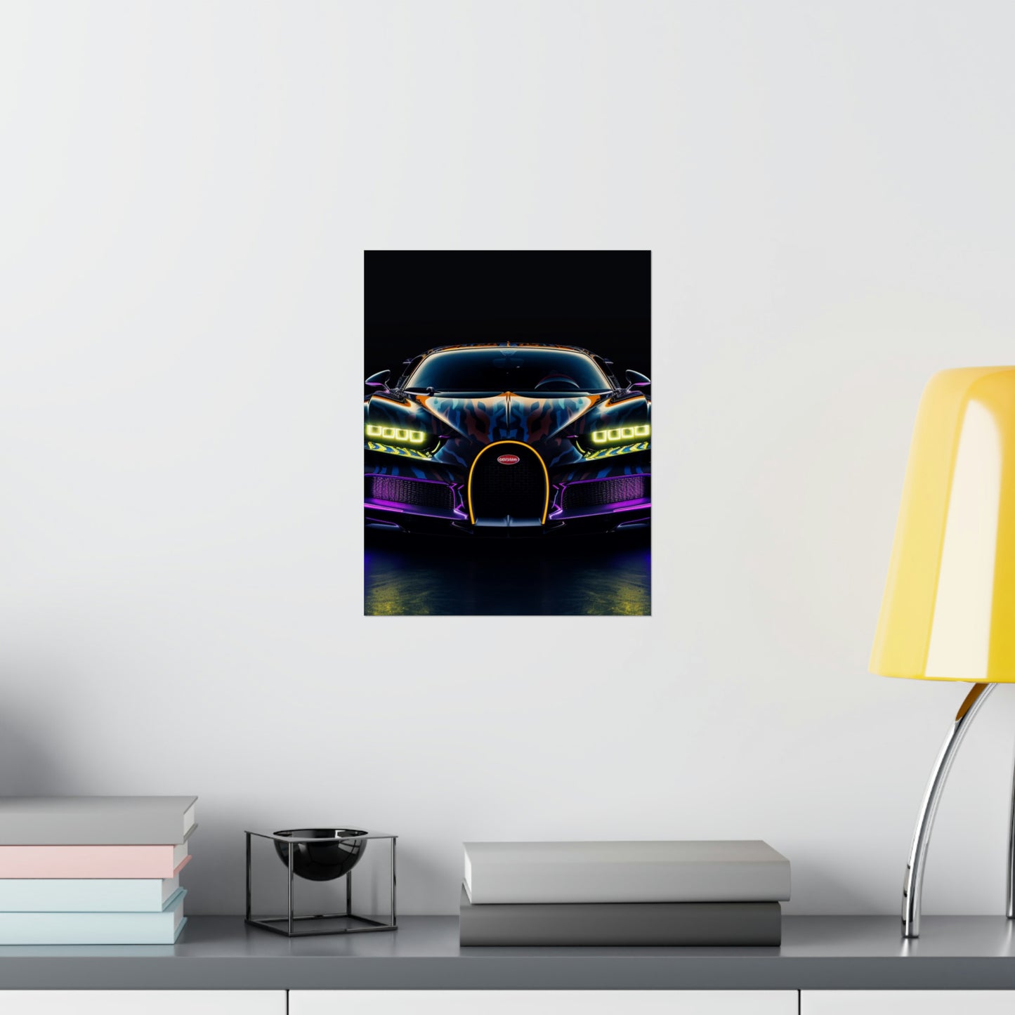 Premium Matte Vertical Posters Hyper Bugatti Chiron 3