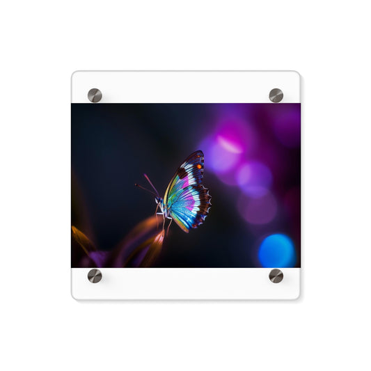 Acrylic Wall Art Panels Photo Realistic Butterfly 1