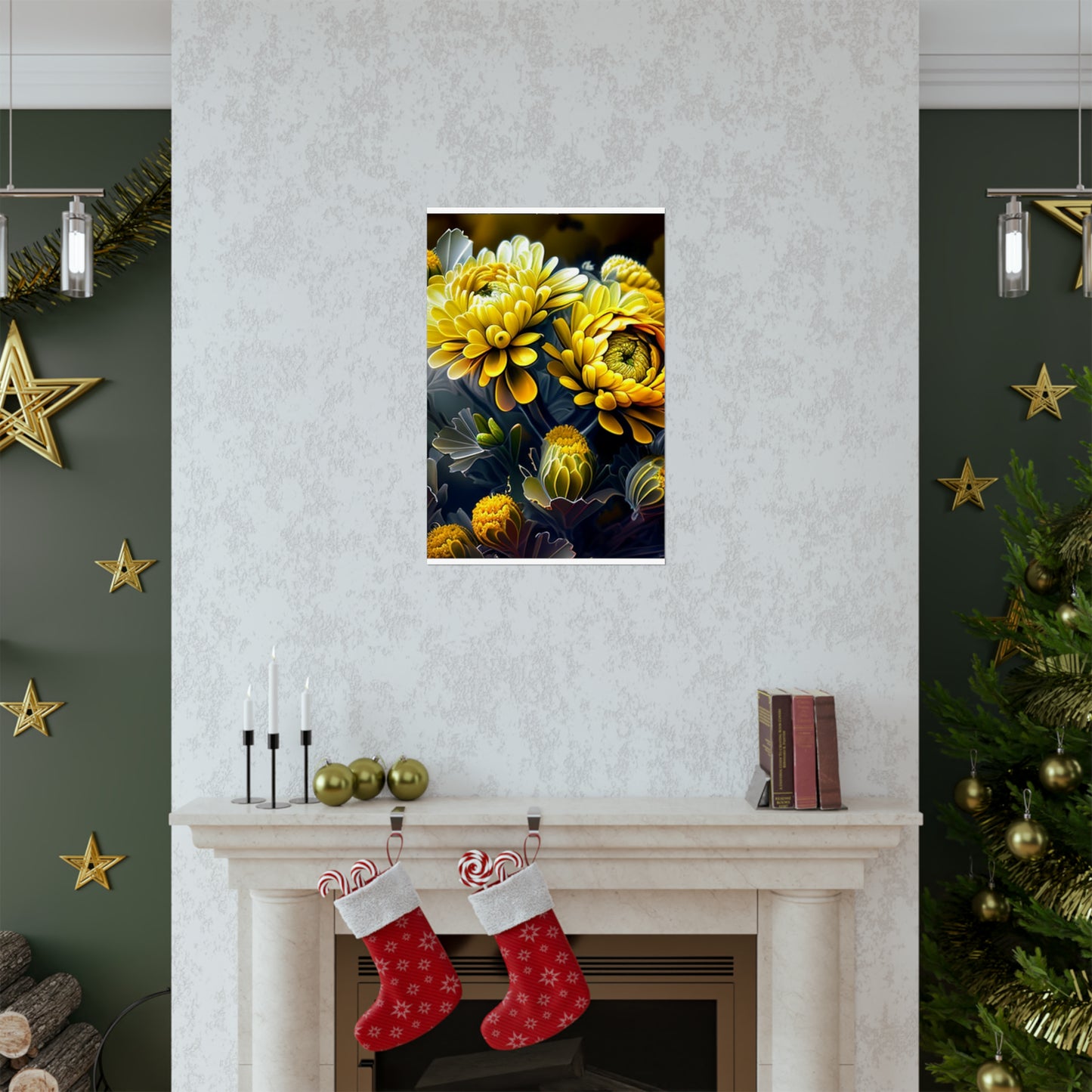 Premium Matte Vertical Posters Yellow Hermosas Flores Amarillas 4