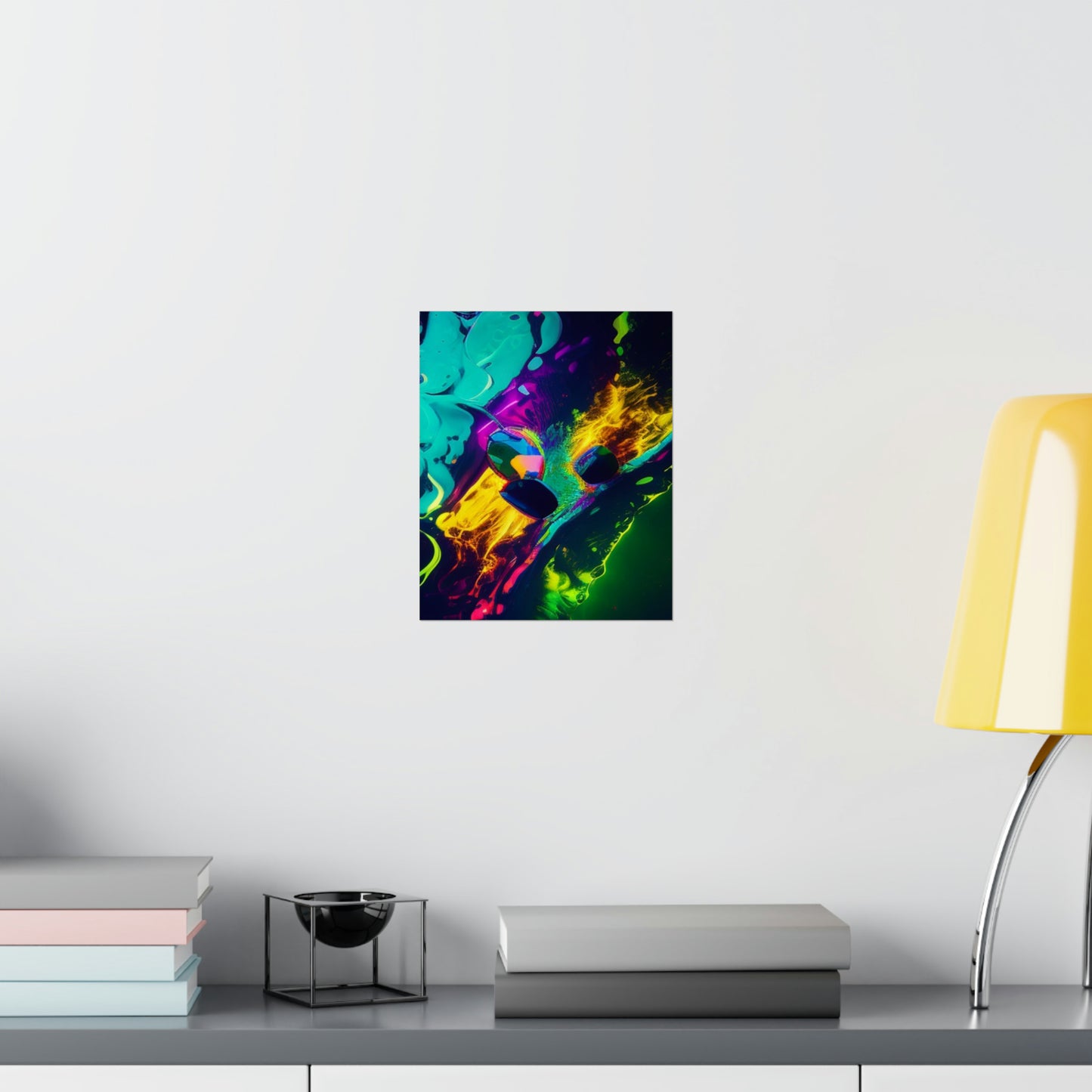 Premium Matte Vertical Posters Florescent Glow 4