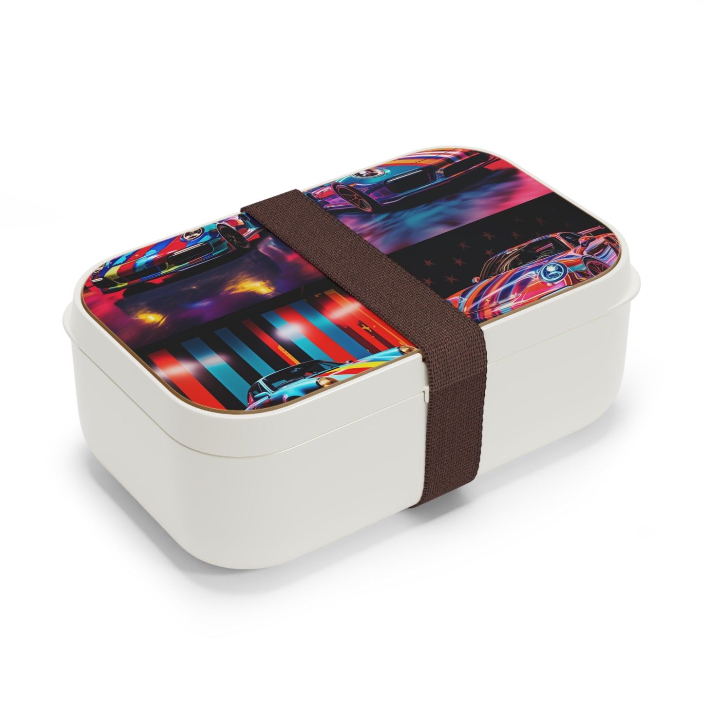 Bento Lunch Box Macro American Flag Porsche 5