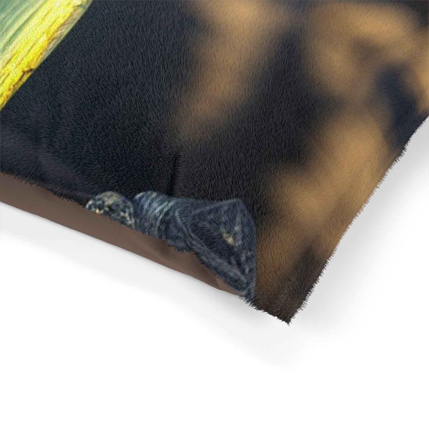 Pet Bed Yellow Gladiolus glass 3