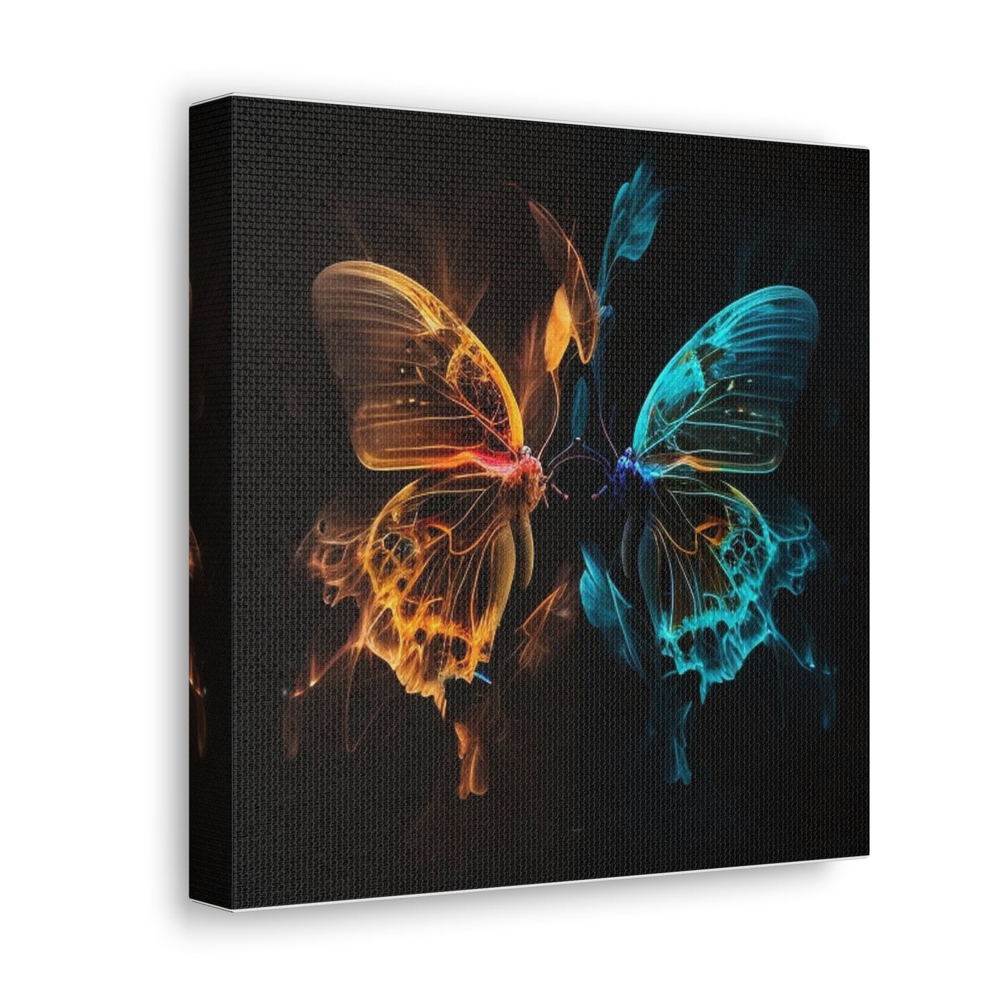 Canvas Gallery Wraps Kiss Neon Butterfly 2