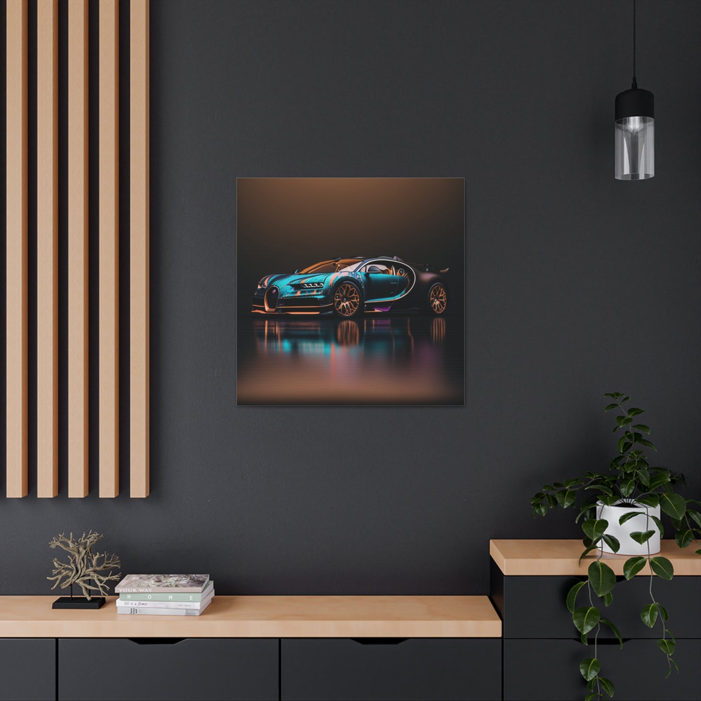 Canvas Gallery Wraps Bugatti Blue 2