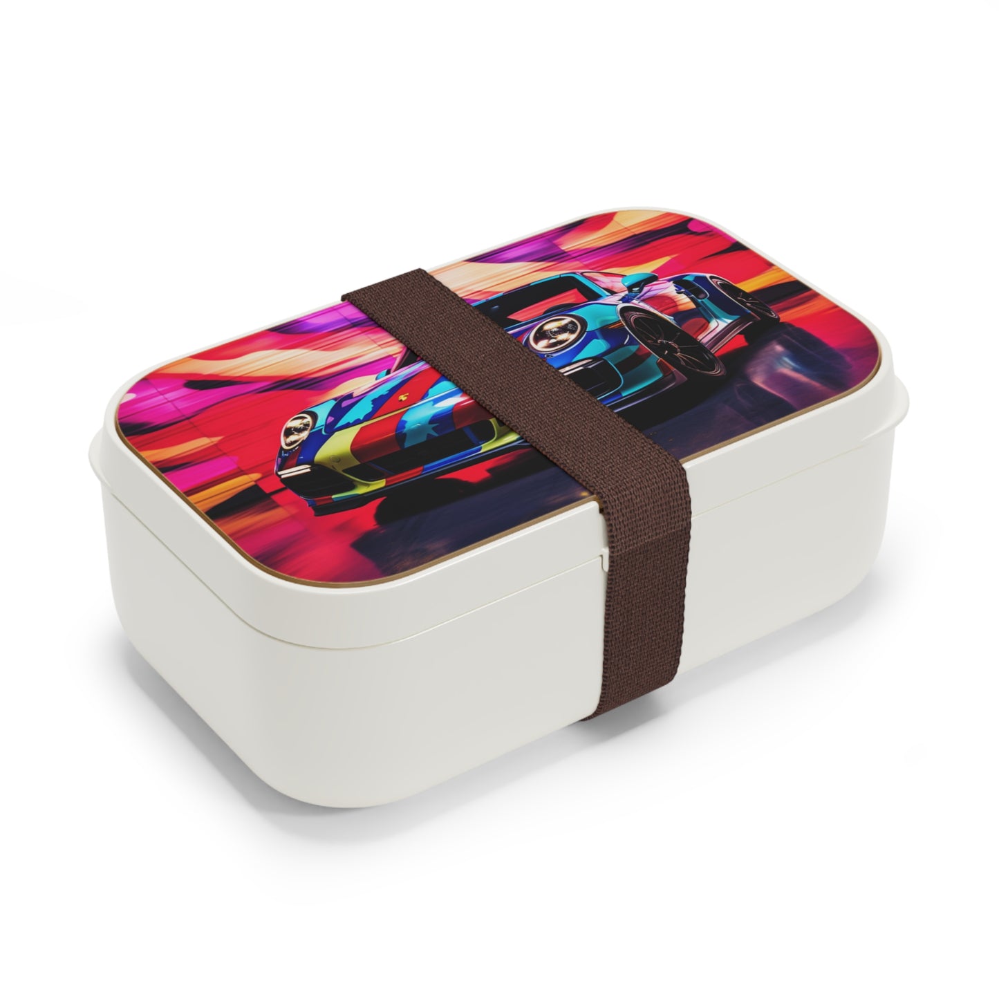 Bento Lunch Box Macro American Flag Porsche 1