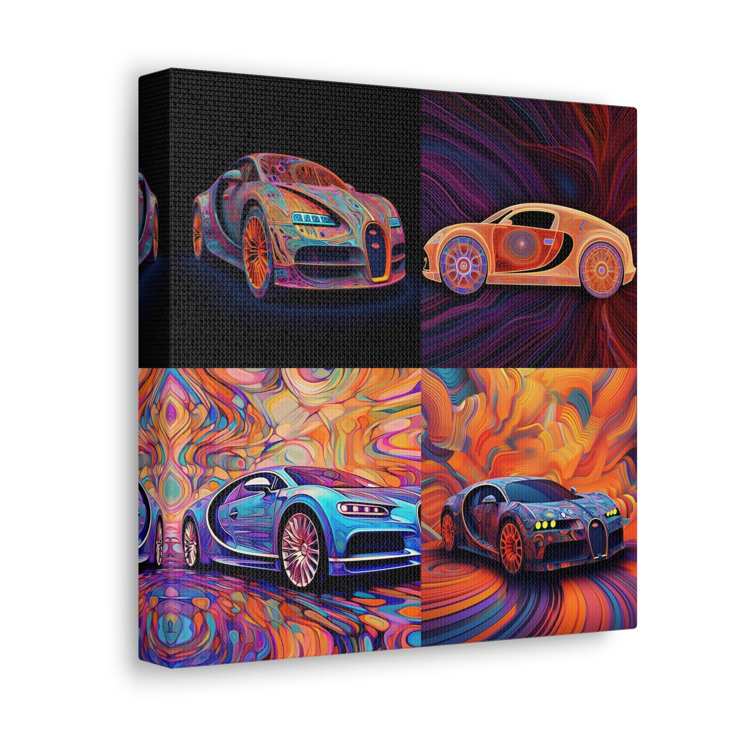 Canvas Gallery Wraps Bugatti Abstract Concept 5