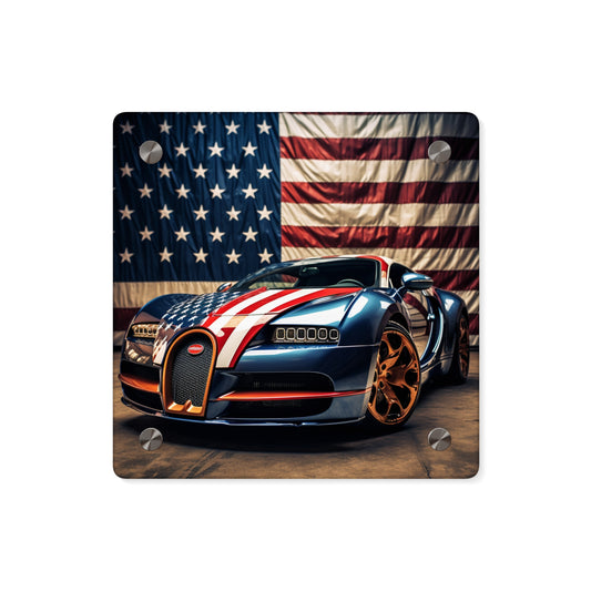 Acrylic Wall Art Panels Bugatti Flag American 4