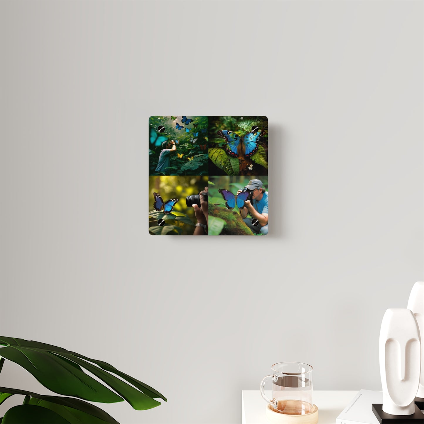 Acrylic Wall Art Panels Jungle Butterfly 5