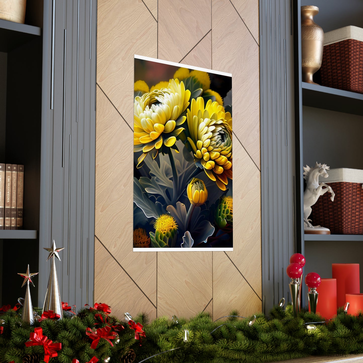 Premium Matte Vertical Posters Yellow Hermosas Flores Amarillas 2