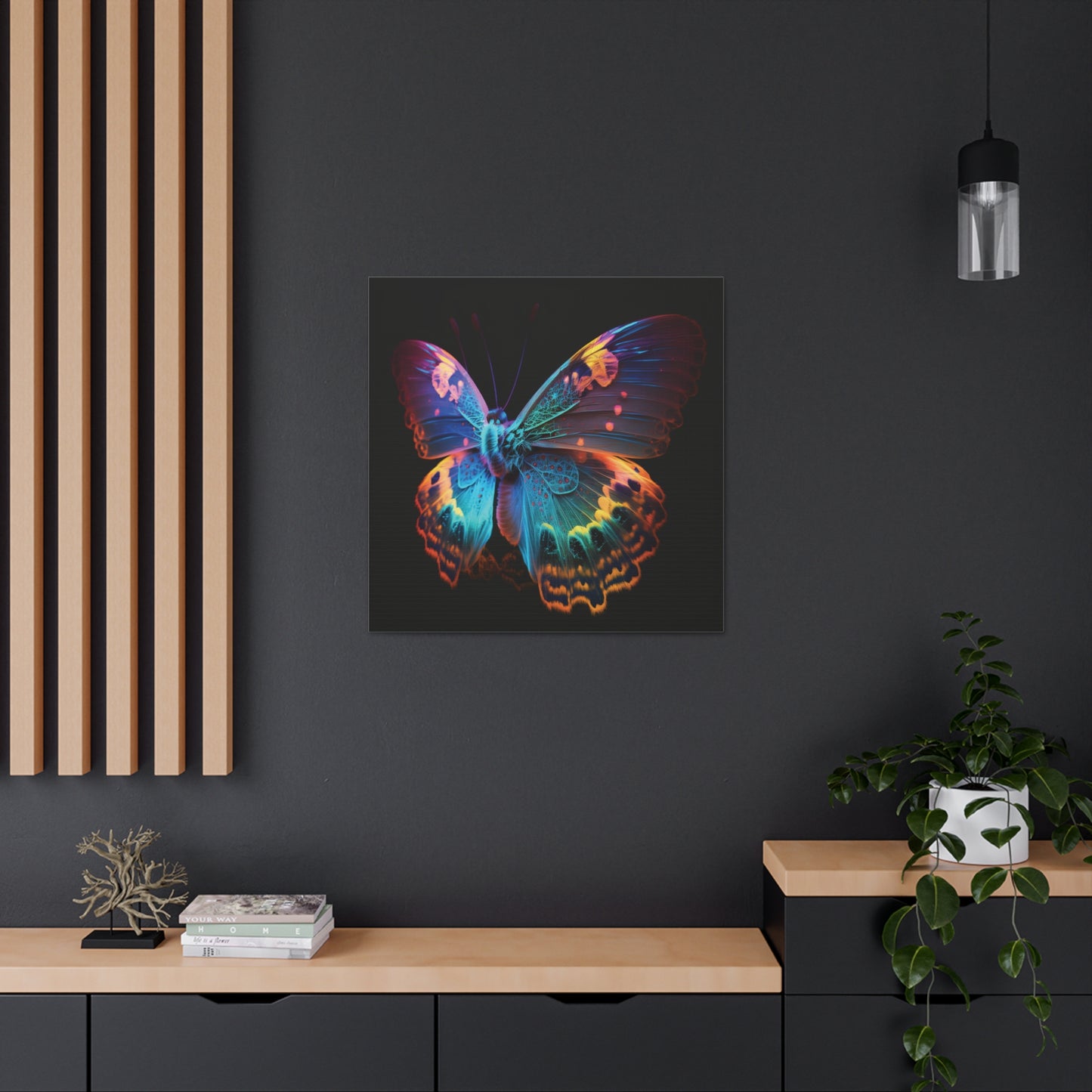 Canvas Gallery Wraps Raw Hyper Color Butterfly 4