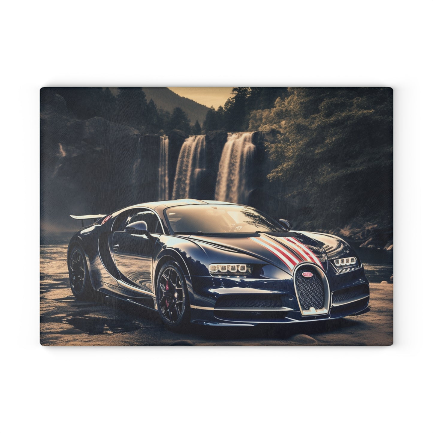 Glass Cutting Board Bugatti Waterfall 2