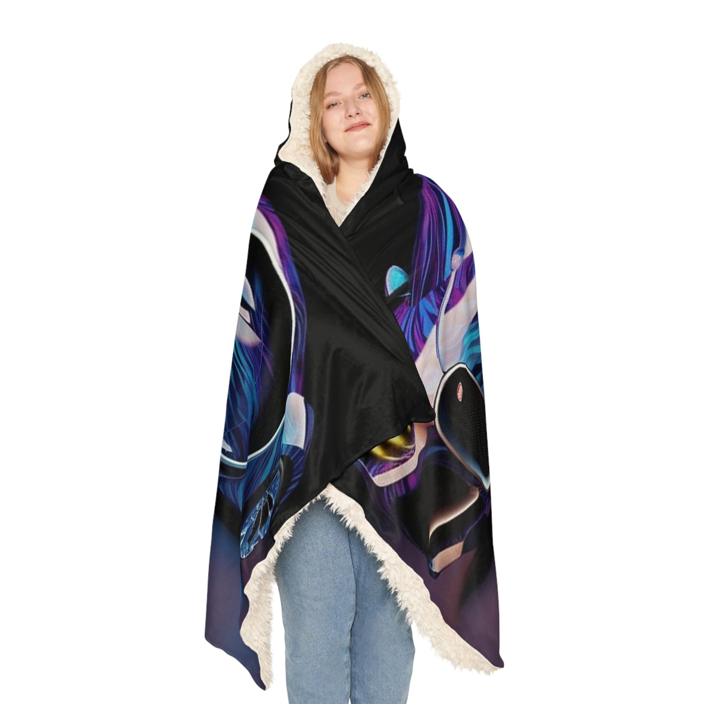 Snuggle Hooded Blanket Bugatti Abstract Flair 3