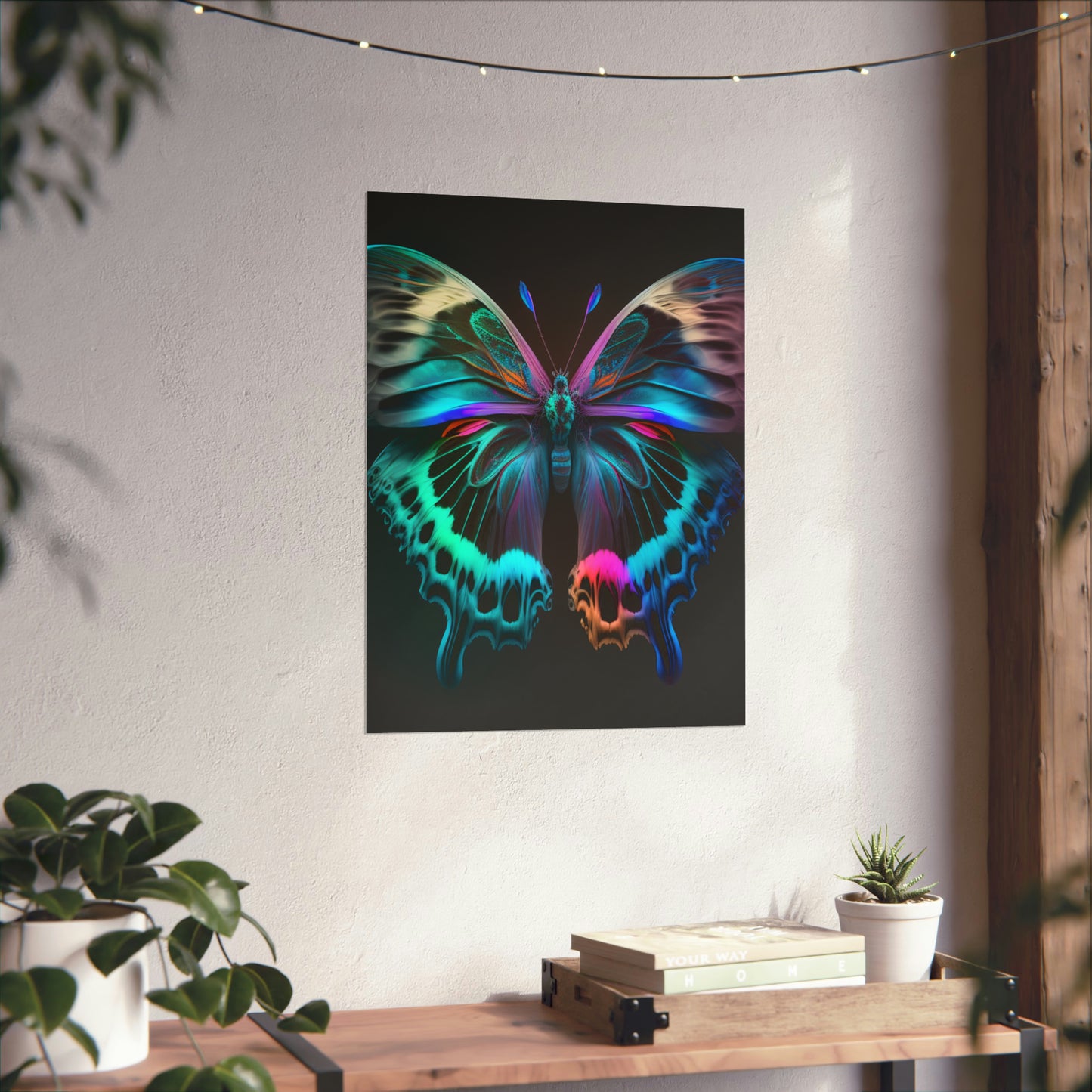 Premium Matte Vertical Posters Raw Florescent Glow 2