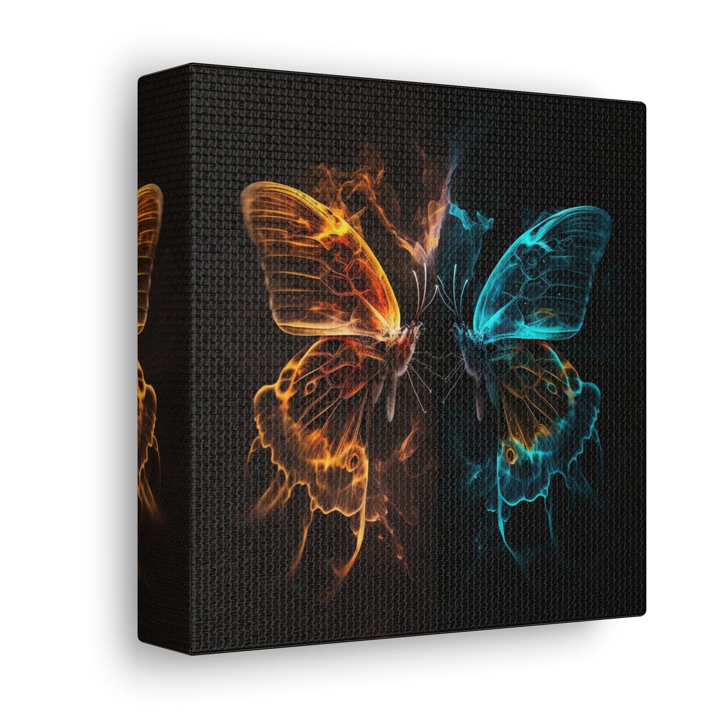 Canvas Gallery Wraps Kiss Neon Butterfly 6