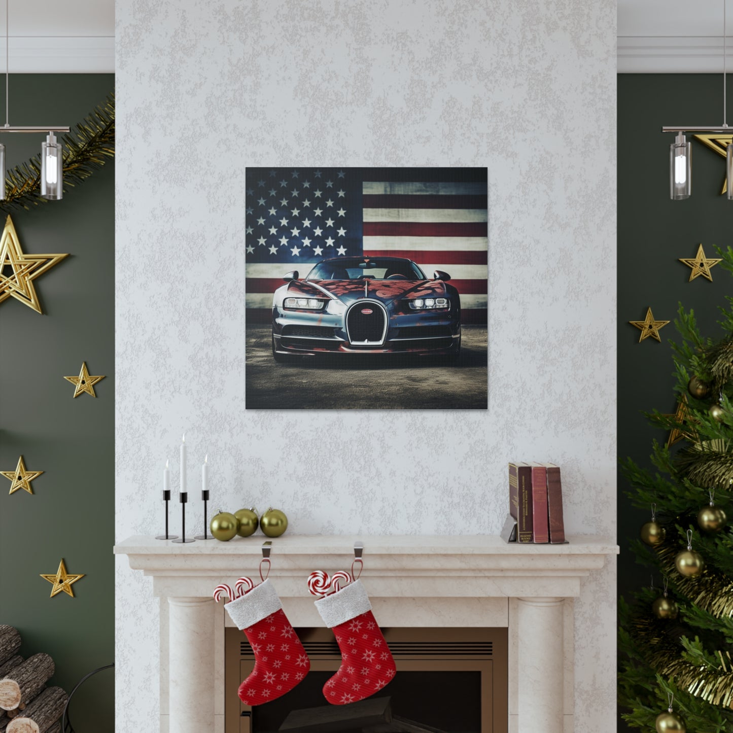 Canvas Gallery Wraps Bugatti Flag 3
