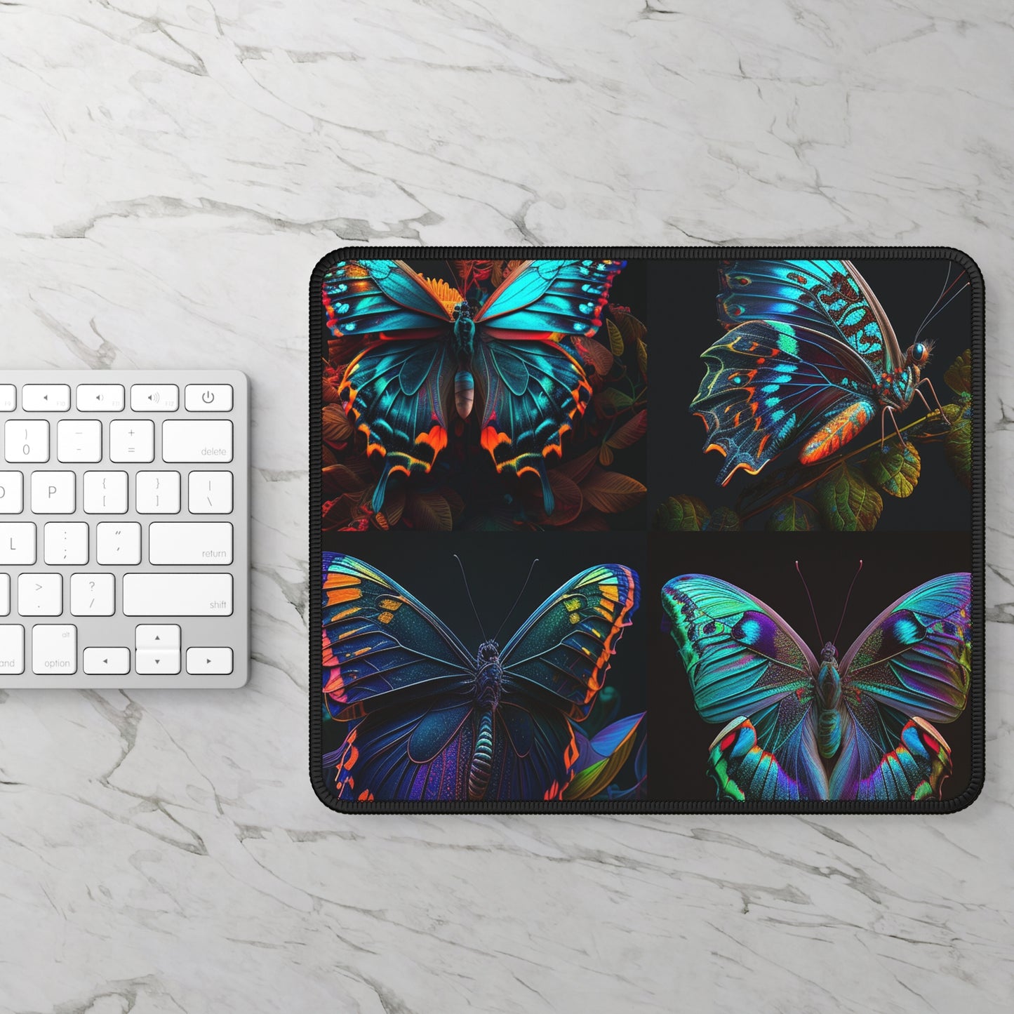 Gaming Mouse Pad  Hue Neon Butterfly 5