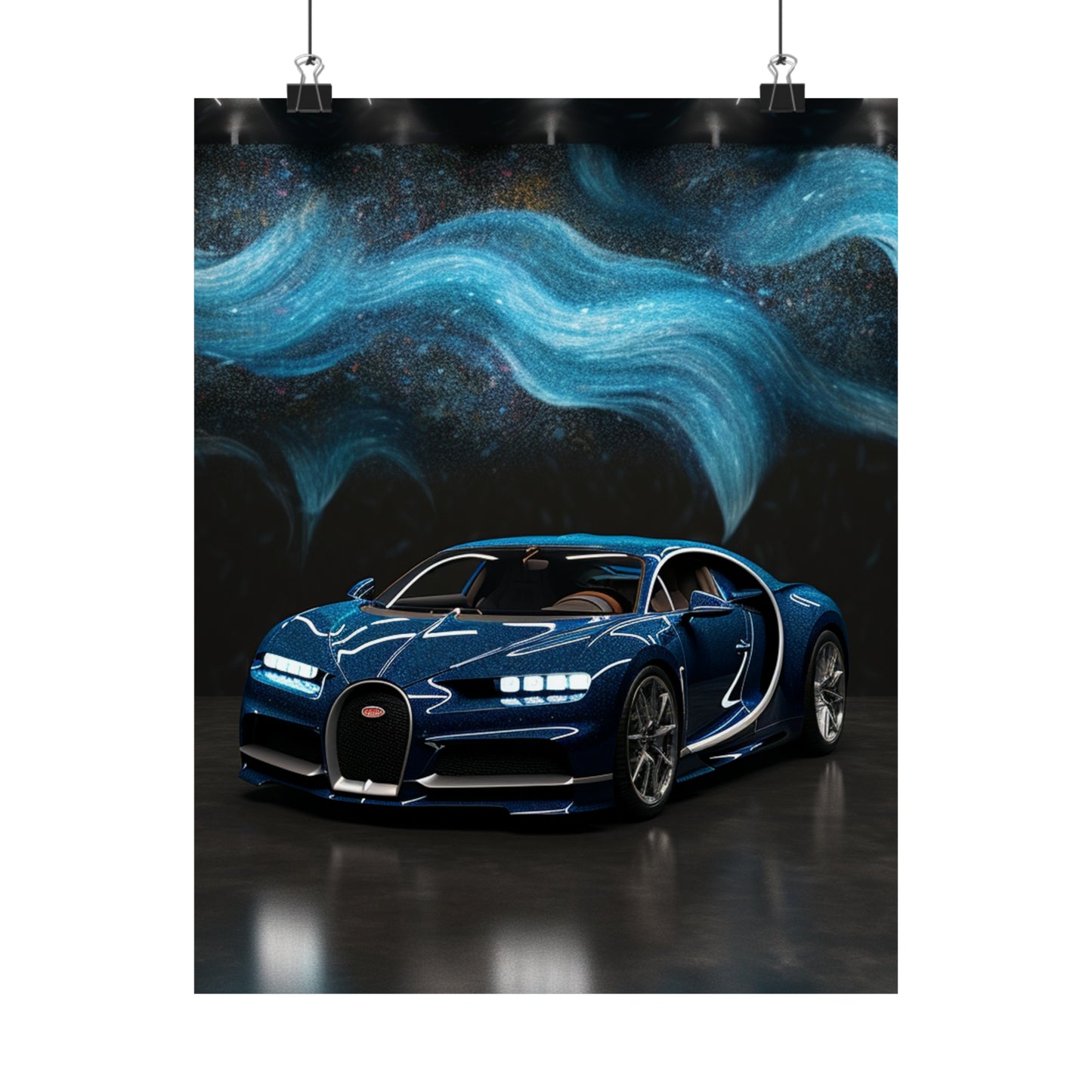 Premium Matte Vertical Posters Hyper Bugatti 3