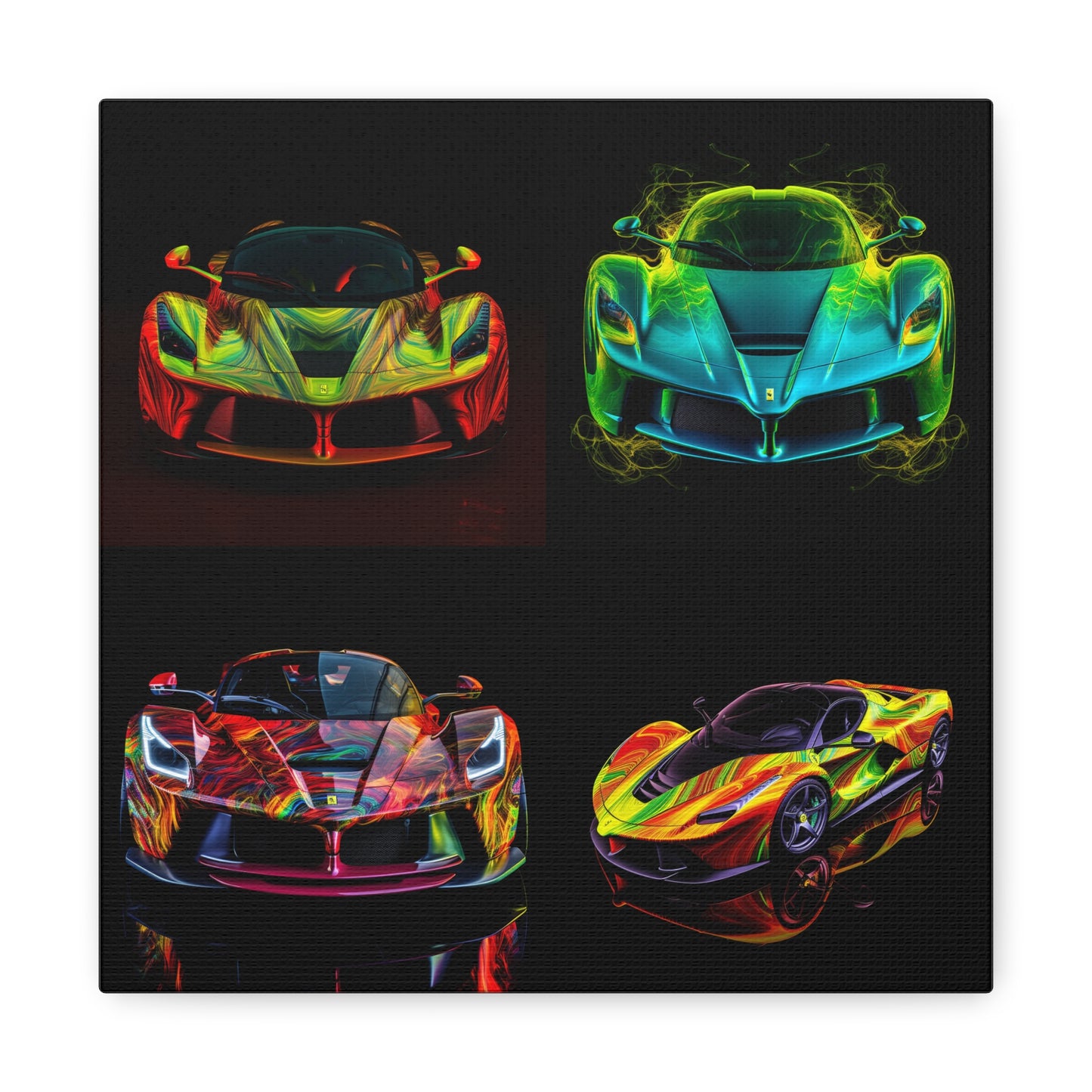 Canvas Gallery Wraps Ferrari Neon 5