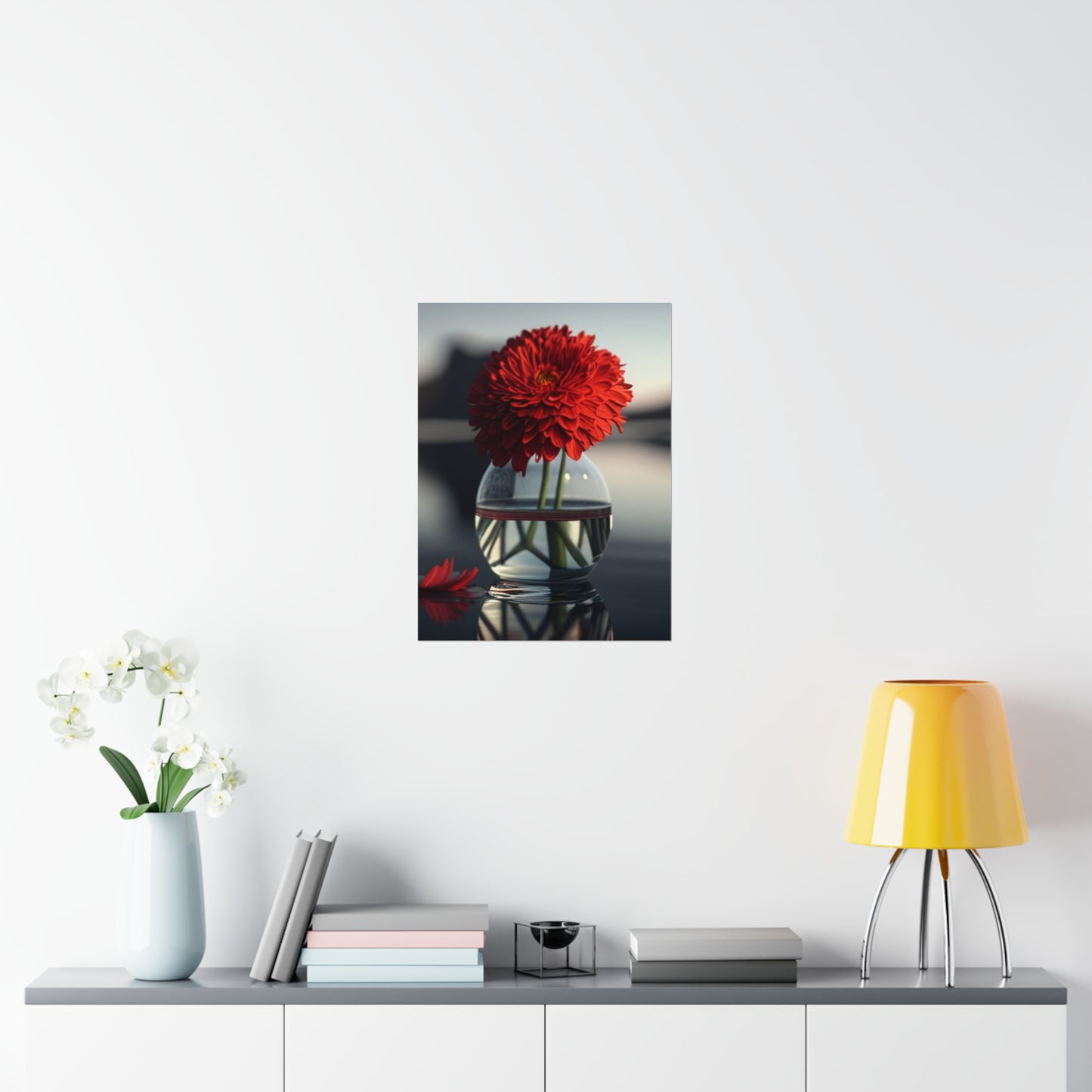 Premium Matte Vertical Posters Chrysanthemum 2