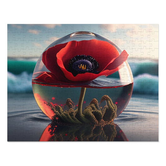Jigsaw Puzzle (30, 110, 252, 500,1000-Piece) Red Anemone in a Vase 4