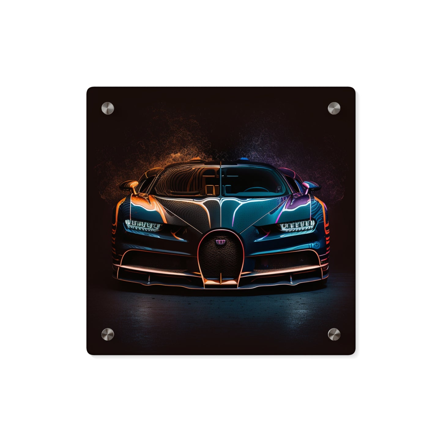 Acrylic Wall Art Panels Bugatti Chiron Super 3