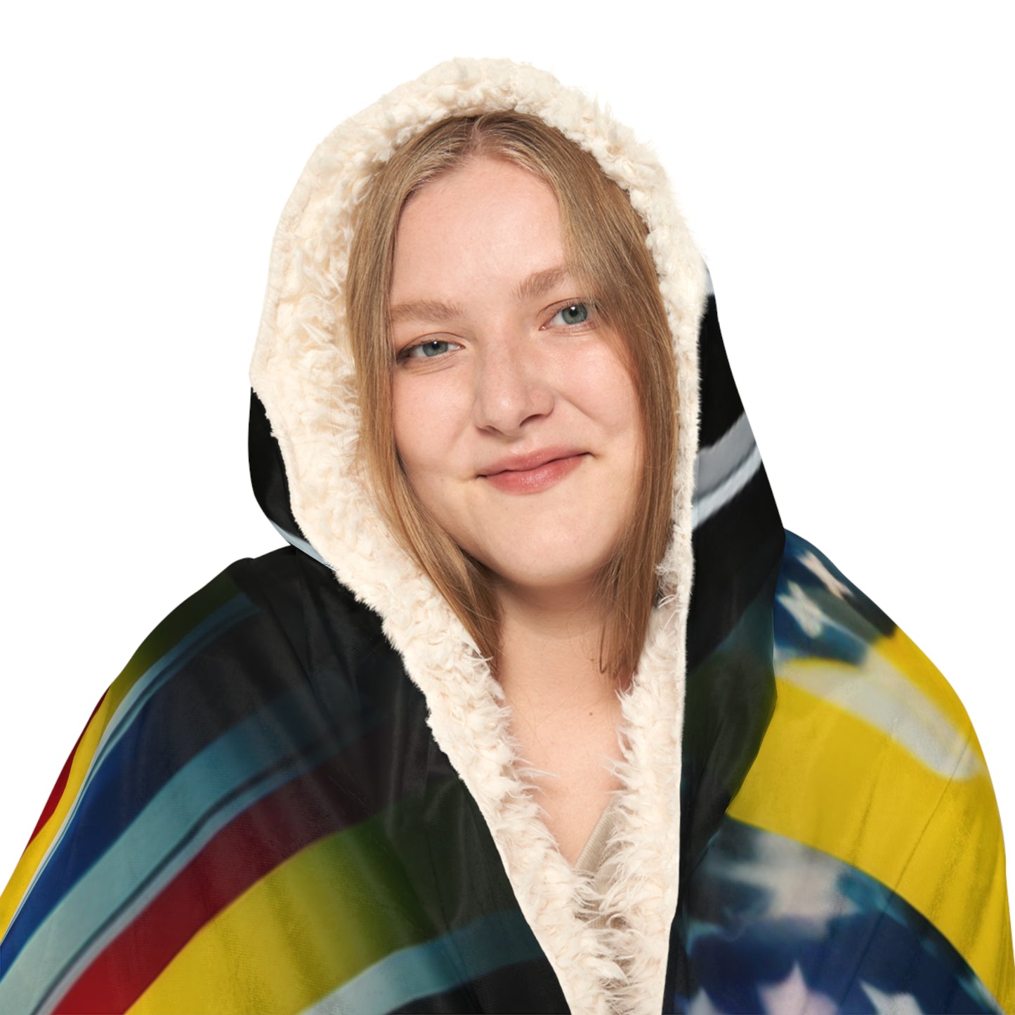 Snuggle Hooded Blanket Macro Flag Ferrari 2